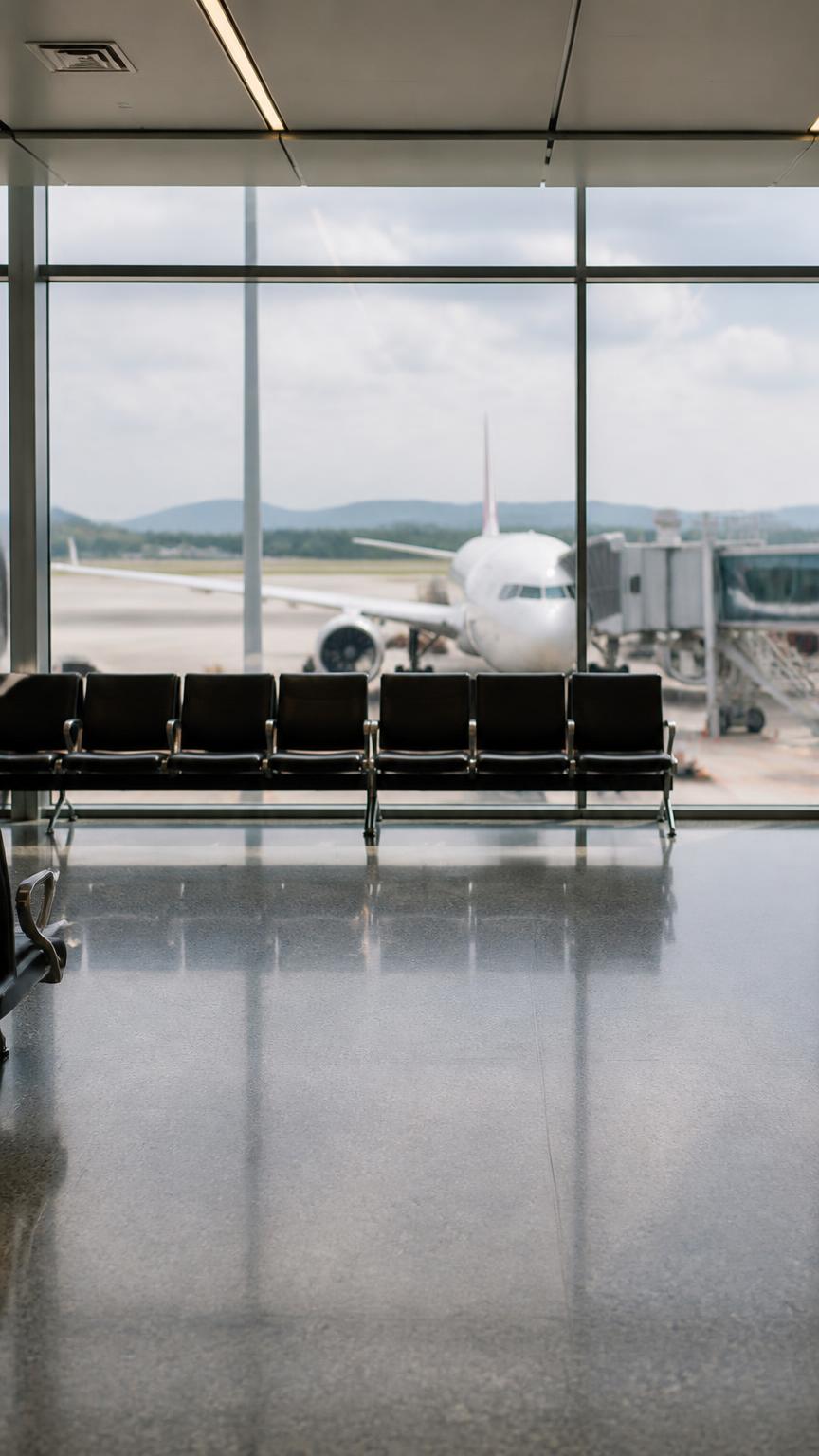 Live Background — Airport Gate — AI generated 9:16 ad creative