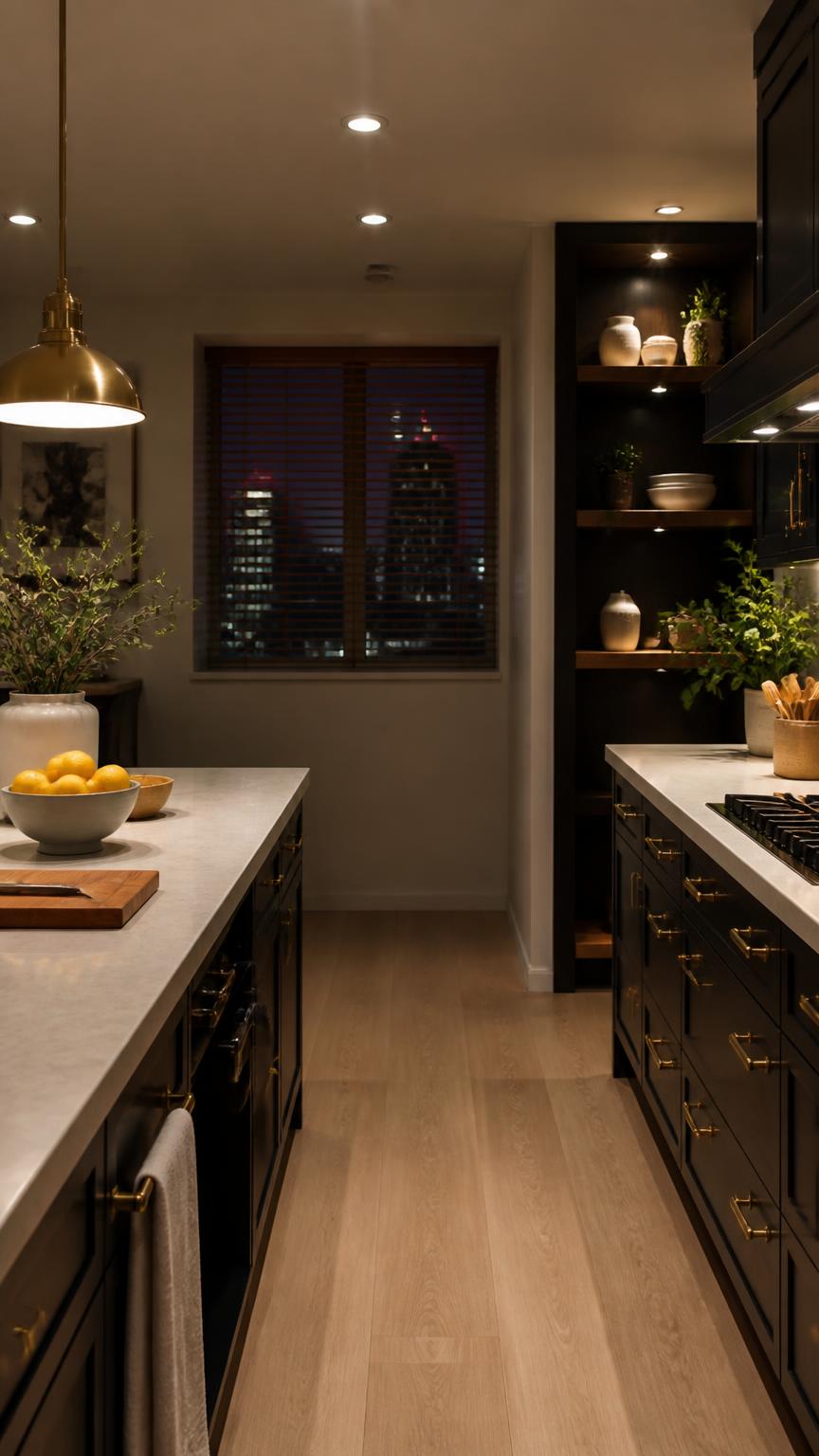 Live Background — Condo Kitchen Island — AI generated 9:16 ad creative