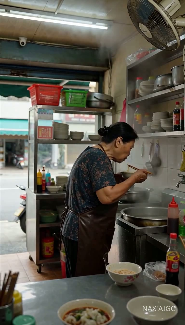 热的那碗 — 中文 Mandarin — AI generated 9:16 film frame
