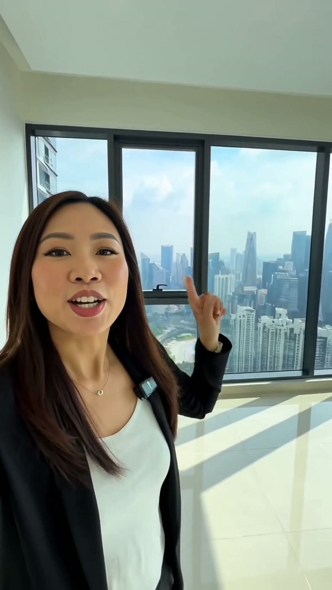 Corner Unit — KL Skyline Walkthrough — AI generated 9:16 film frame